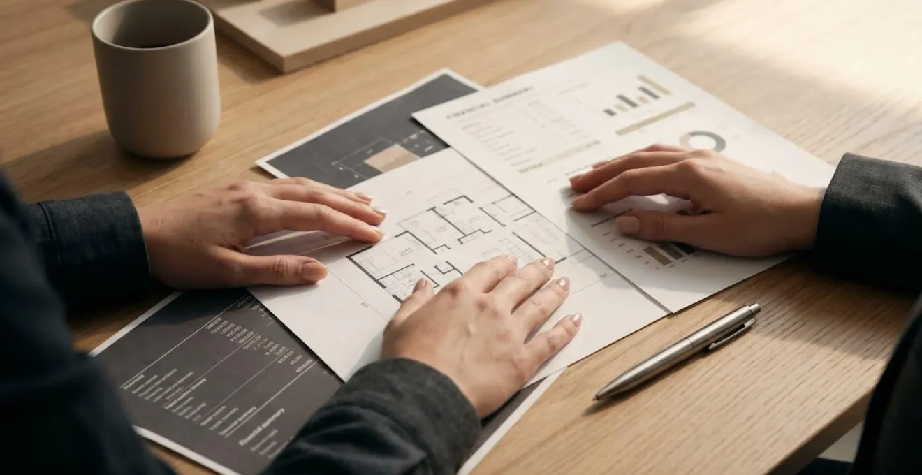 Professional financial review of commercial property performance metrics