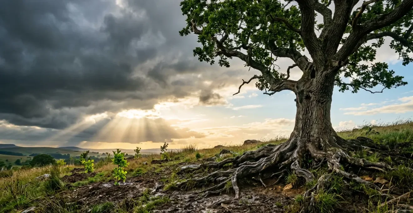 Visual representation of market volatility and investor resilience during FTSE 100 downturns