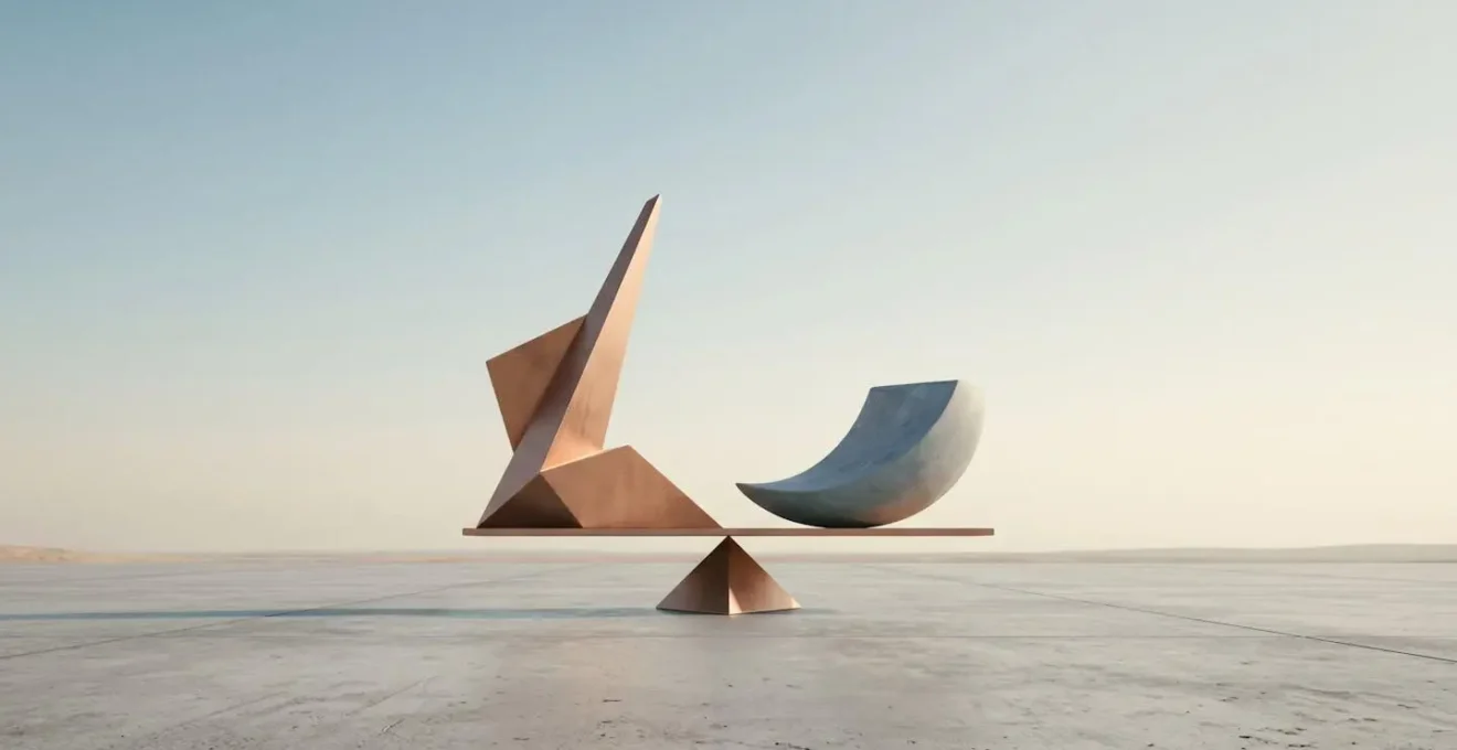 Visual representation of balancing growth and profitability in business strategy