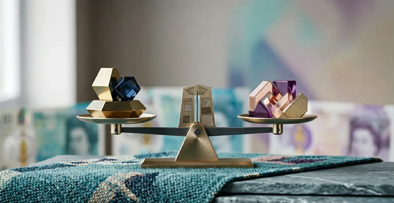 Financial protection strategy visualisation with British pound sterling currency elements