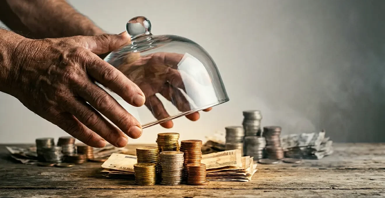 Strategic financial planning concept illustrating inflation protection for savings and investments