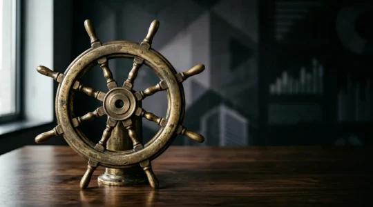 Financial risk management concept with market volatility and portfolio protection strategies