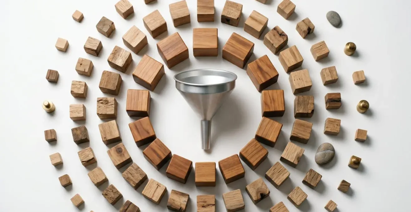 Visual representation of sales funnel efficiency and customer lifecycle value assessment