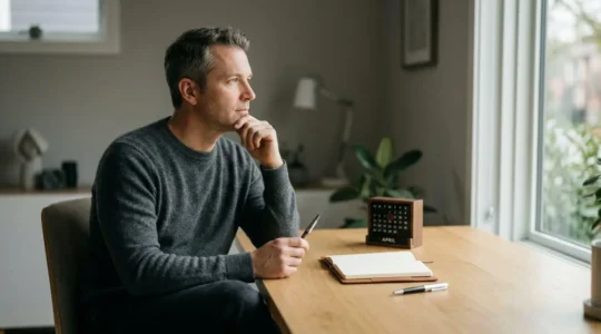 Professional evaluating pension contribution strategy before tax year deadline