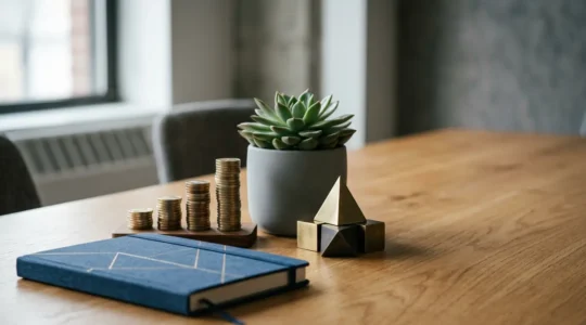 A person reviewing financial documents and planning long-term wealth growth strategy