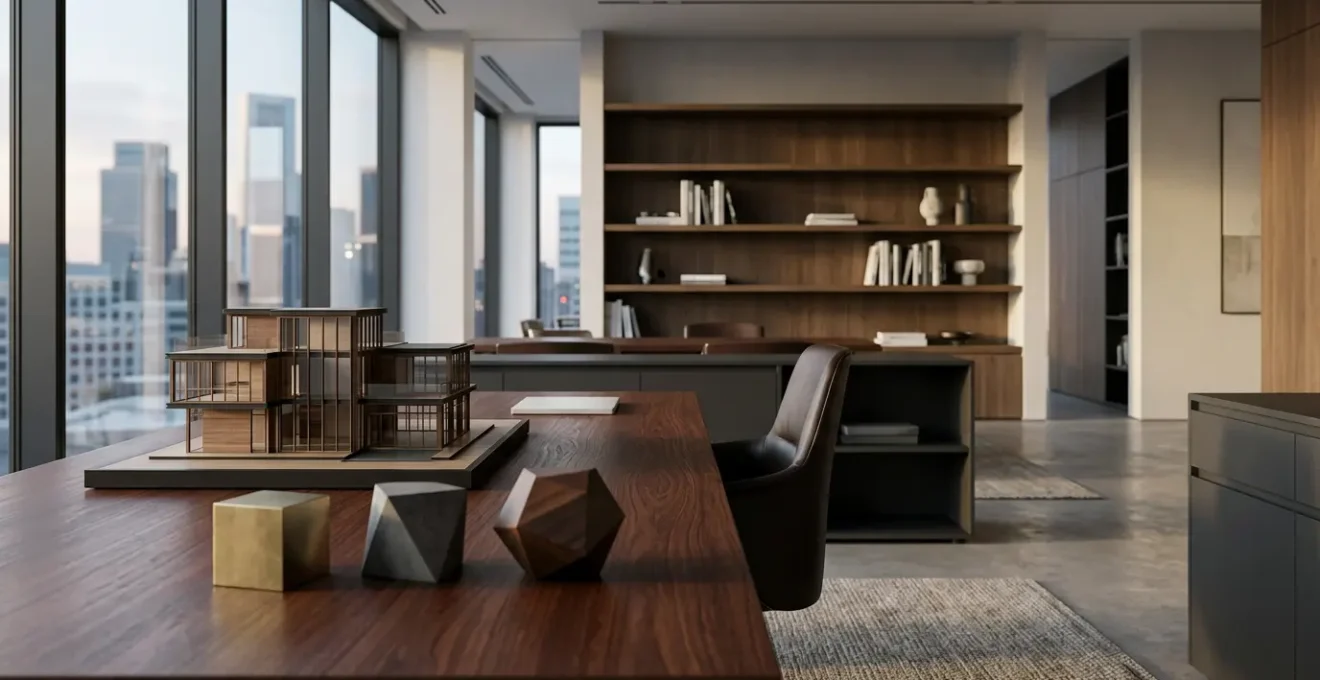 Professional wealth planning scene showing sophisticated financial architecture and legacy preservation for high-net-worth estates